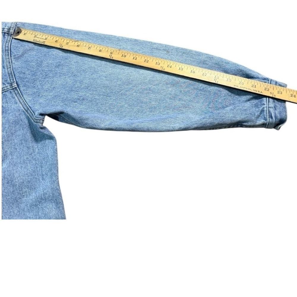 VTG Hard Rock Cafe Denim Jacket London Size L Great 100% Cotton Amazing Shape - Picture 6 of 9